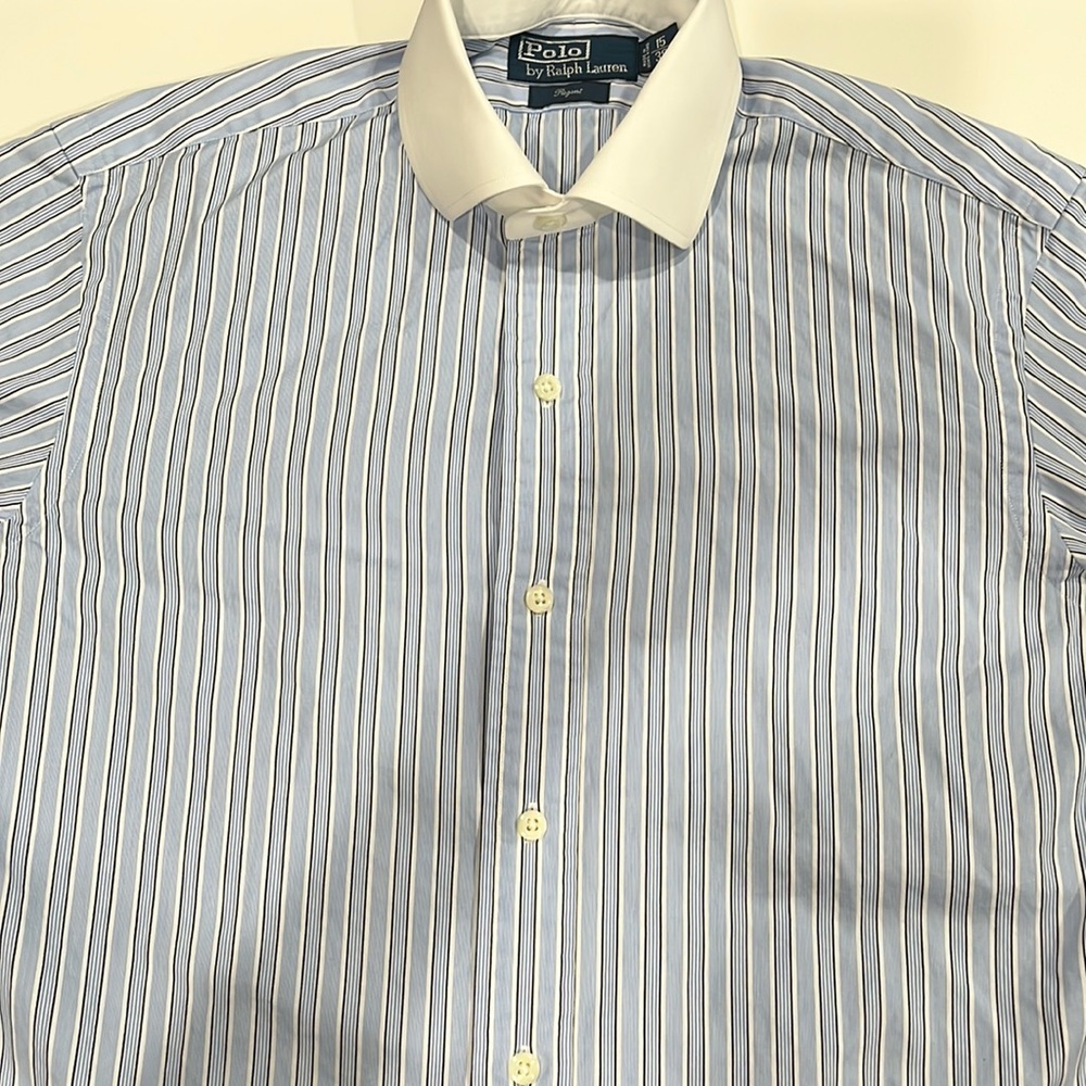 Polo Ralph Lauren Blue-White Dress Shirt